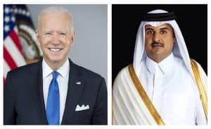 أمير قطر بحث مع بايدن جهود الوساطة لإنهاء الحرب على غزة