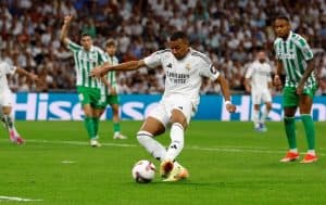 مبابي يفتتح سجله التهديفي مع ريال مدريد