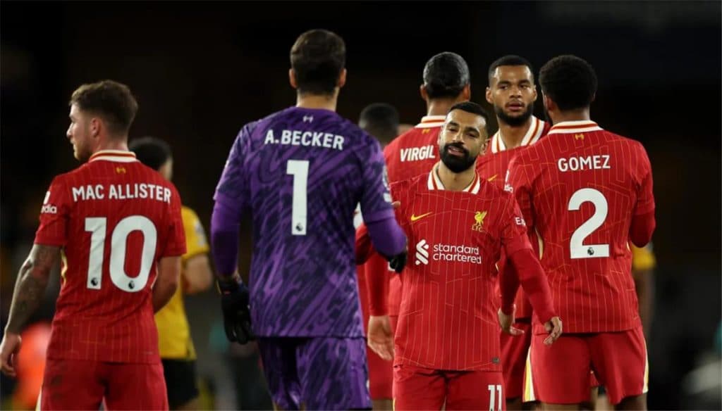 بفوزه على ولفرهامبتون أمس.. ليفربول يتصدر الدوري الإنجليزي بفارق نقطة عن أقرب منافسيه