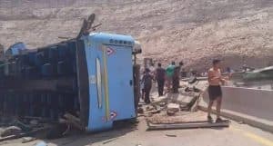 مصرع وإصابة 33 طالبا في انقلاب حافلة بمصر