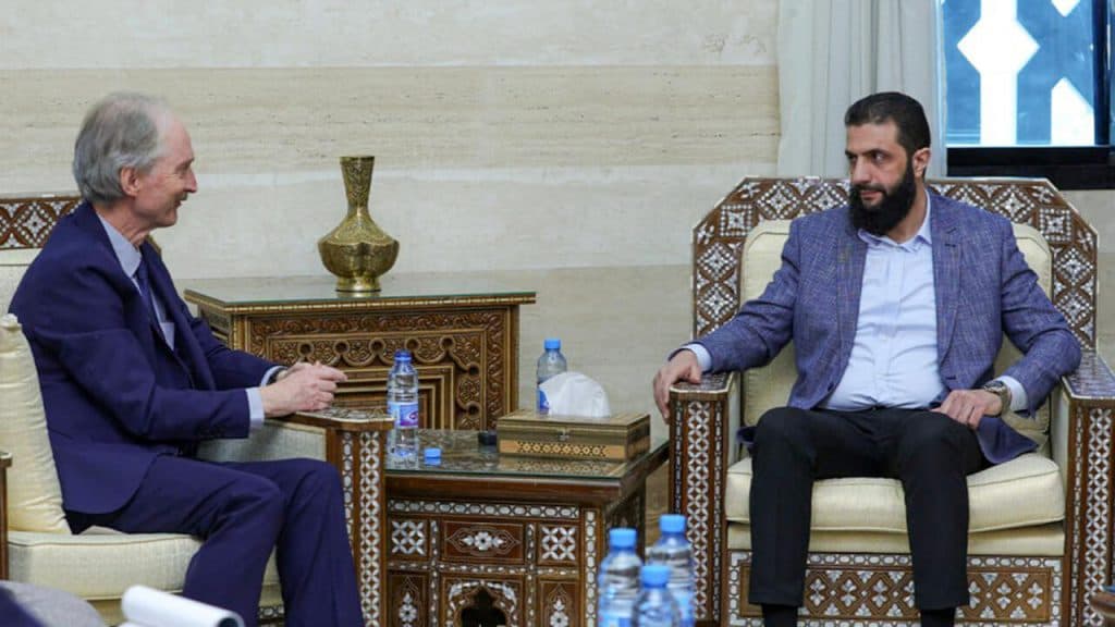 بيدرسن يشدد على «انتقال سياسي شامل» في سوريا