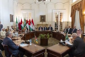 اجتماع السداسية العربية التشاوري في القاهرة يُرحب بالتوصل لاتفاق لوقف إطلاق النار في غزة وتبادل الرهائن والمحتجزين