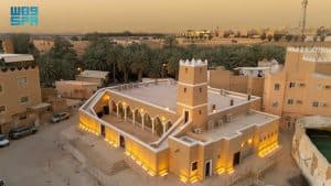 مشروع الأمير محمد بن سلمان لتطوير المساجد التاريخية يجدد مسجد العودة بالدرعية