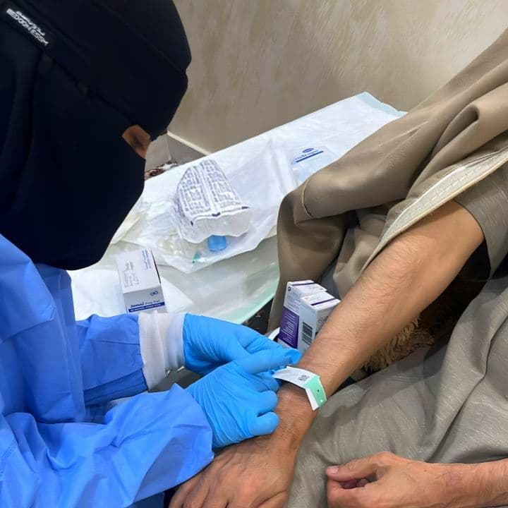التجمع الثاني : 1552 زيارة لتقديم العلاج الكيماوي لمرضى الأورام في منازلهم