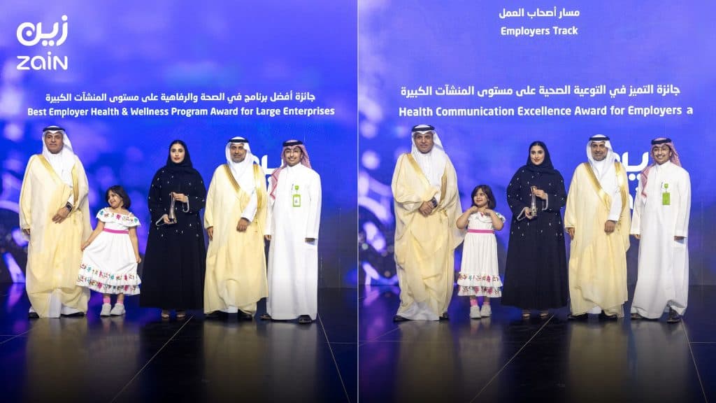 “زين السعودية” تحصد جائزتين من مجلس الضمان الصحي من بين 157 مرشحاً