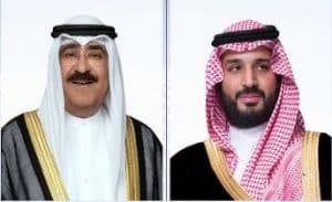 قيادة دولة الكويت تهنئ ولي العهد بنجاح موسم الحج