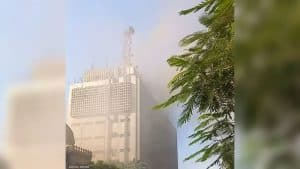 اندلاع حريق في “سنترال رمسيس” بالقاهرة