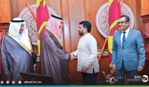 بحضور سفير خادم الحرمين الشريفين.. الرئيس السريلانكي يستقبل الرئيس التنفيذي للصندوق السعودي للتنمية
