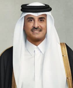أمير قطر يجري مباحثات مع العاهل الأردني