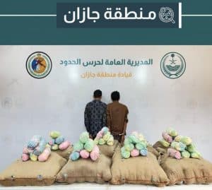 دوريات حرس الحدود بمنطقتَي جازان وعسير تحبط تهريب 271 كلجم من نبات القات ومادة الحشيش المخدرَين