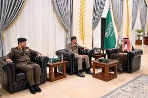 شكرهما وتمنى لهما التوفيق.. محافظ الطائف يستقبل مديرَي شرطة المحافظة السابق والمُعيّن حديثًا