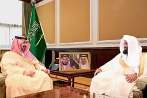 استمع لشرح عن أعمالها في تعزيز العدالة.. الأمير خالد بن سعود بن عبدالله يستقبل رئيس المحكمة الإدارية بتبوك