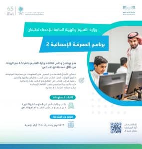 يستهدف طلاب المرحلتين المتوسطة والثانوية.. “الإحصاء” تطلق النسخة الثانية من “المعرفة الإحصائية” بمدارس التعليم العام
