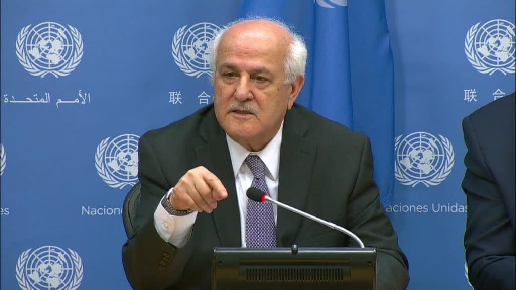 فلسطين تبعث برسائل استهجان للأمم المتحدة بشأن استمرار الانتهاكات الإسرائيلية في جميع الأراضي المحتلة