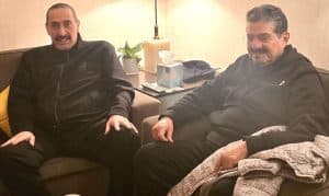 سمو رئيس مجلس الوزراء يزور معالي المستشار الشيخ فيصل الحمود في بوسطن للاطمئنان على صحته