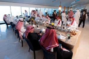صحفيو مكة يحتفون بالإفطار الرمضاني من أعلى وأروع إطلالة بالعالم