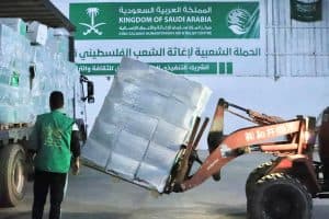 وصول قافلة مساعدات إنسانية جديدة إلى قطاع غزة