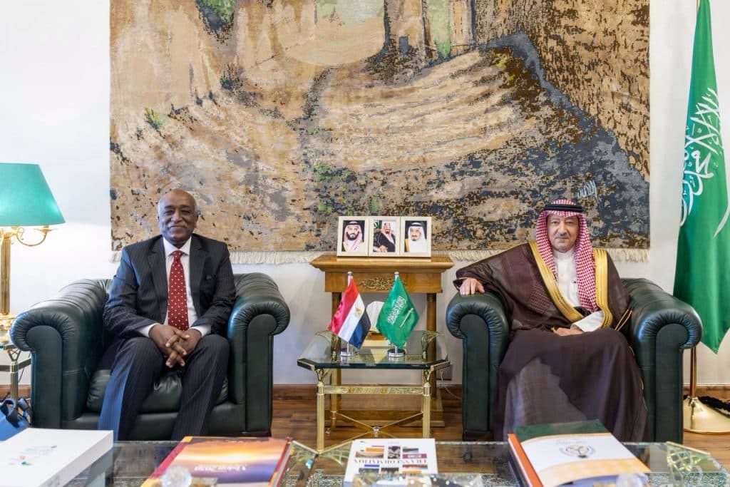 نائب وزير الخارجية يستقبل نائب وزير الخارجية المصري للشؤون الأفريقية