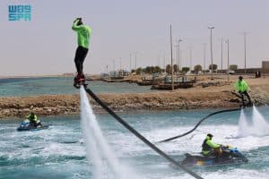 حرس الحدود بمنطقة المدينة المنورة يقيم دورة تدريبية لتأهيل منسوبيه من مدربي “الفلاي بورد”