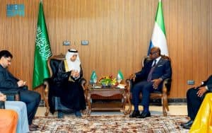 السفير سعود آل مساعد يُقدم أوراق اعتماده سفيرًا لدى سيراليون