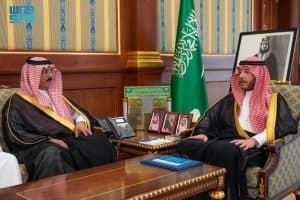 نائب أمير المدينة المنورة يستقبل مدير مكتب وكالة الأنباء السعودية بالمنطقة
