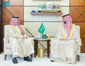 أمير الشرقية يستقبل مدير فرع هيئة الزكاة والضريبة والجمارك بالدمام