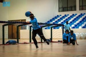 انطلاق منافسات بطولة دوري الدرجة الأولى لكرة الهدف لذوي الإعاقة البصرية