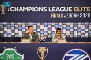 مدربا الأهلي السعودي وماتشيدا الياباني يؤكدان جاهزيتهما لمواجهتهما المرتقبة غدًا في نهائي دوري أبطال آسيا للنخبة