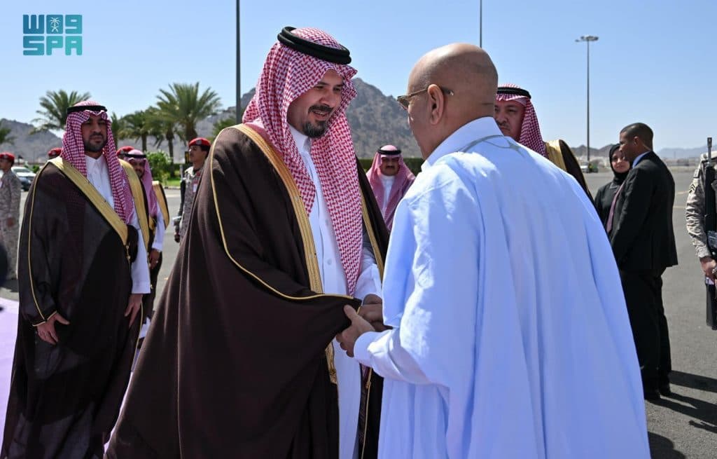 رئيس موريتانيا يصل إلى المدينة المنورة