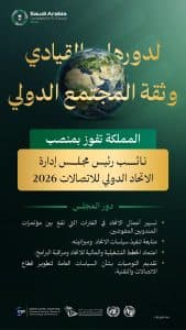 بإجماع دولي.. اختيار المملكة نائبًا لرئيس مجلس الاتحاد الدولي للاتصالات لدورة 2026