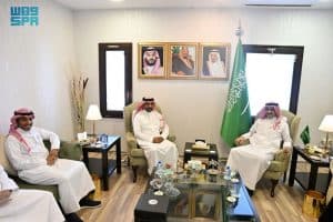 السفير الصقر يستقبل منتخب المملكة المشارك في البطولة العربية لألعاب القوى بتونس