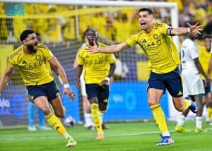 النصر يعزز صدارته بفوزه على الأهلي بثنائية نظيفة