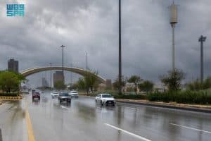 أمطار رعدية على بعض مناطق المملكة