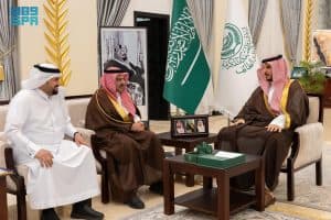 مُحافظ الطائف يستقبل رئيس وأعضاء نادي عكاظ ويطّلع على إنجازاته