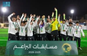 أكاديمية مهد الرياضية تتوج بلقب دوري البراعم تحت (12) عامًا لكرة القدم