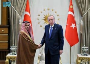رئيس الجمهورية التركية يستقبل وزير الخارجية