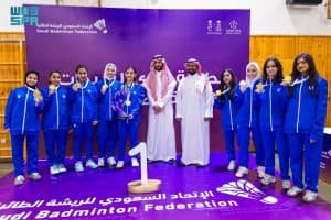 الهلال بطل النسخة الأولى من الدوري السعودي للسيدات للريشة