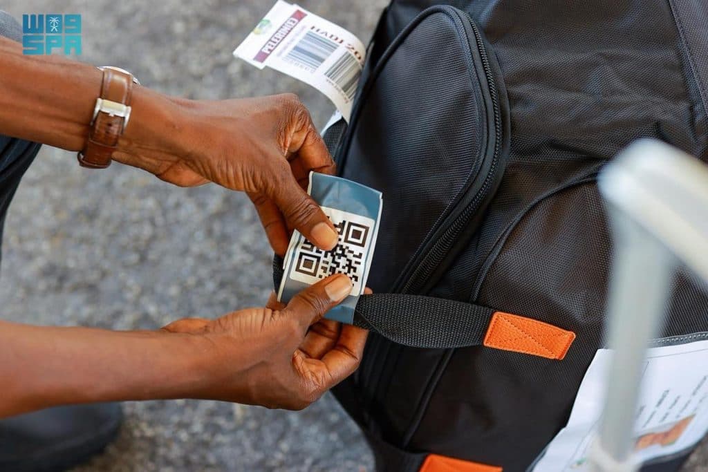 ترميز الأمتعة يختصر إجراءات وصول حجاج جمهورية كوت ديفوار