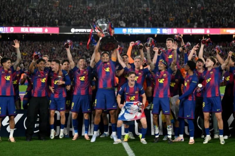 برشلونة يحسم لقب الدوري الإسباني بعد تغلبه على الريال
