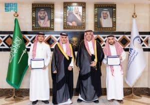 العنقري يستقبل الطلبة الفائزين في المنافسات الدولية بأورلاندو