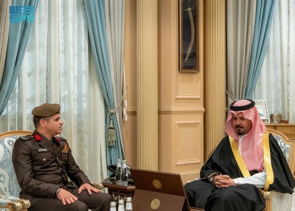 أمير المدينة يستقبل قائد القوة الخاصة للأمن البيئي