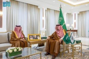 اطلع على جهوده ومبادراته الصحية.. أمير الجوف يستقبل الرئيس التنفيذي لصندوق الوقف الصحي