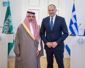 وزير الخارجية ووزير خارجية الجمهورية الهيلينية يترأسان اجتماع اللجنة السياسية بمجلس الشراكة الإستراتيجية السعودي الهيليني
