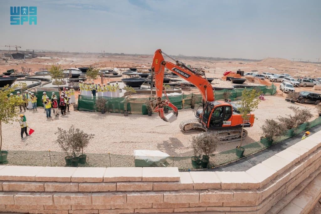 حديقة الملك سلمان تعلن اكتمال أعمال الحوائط الساندة “MSE WALLS”