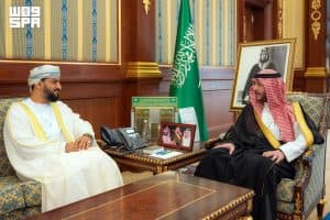 نائب أمير المدينة يستقبل رئيس بعثة الحج العمانية