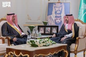 نائب أمير الحدود الشمالية يستقبل أمين المنطقة المكلّف حديثًا