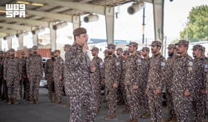اللواء الحربي يتفقد قوة الأمن البيئي المشاركة في حج هذا العام لخدمة ضيوف الرحمن بالمشاعر المقدسة