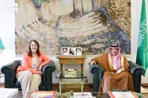 نائب وزير الخارجية يستقبل القائم بالأعمال في السفارة الأمريكية لدى المملكة