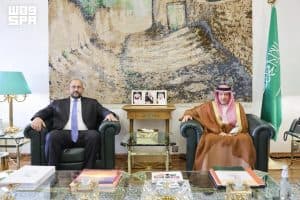 نائب وزير الخارجية يستقبل المدير الإقليمي لمنظمة الهجرة الدولية لمنطقة الشرق الأوسط وشمال أفريقيا