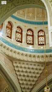 أسقف المسجد الحرام.. إبداع هندسي يعكس تميز العمارة الإسلامية الحديثة